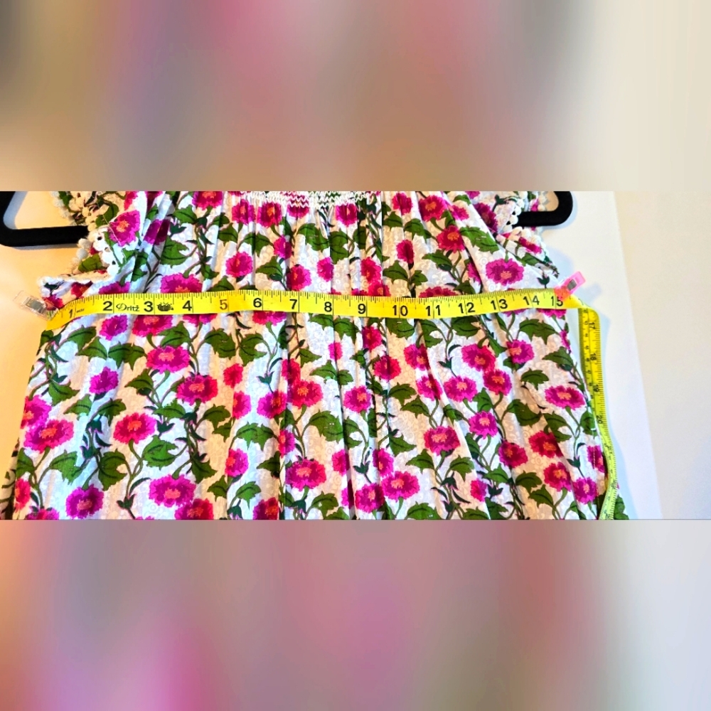 Roller Rabbit Floral Dress Girls Size 12 - Picture 13 of 16